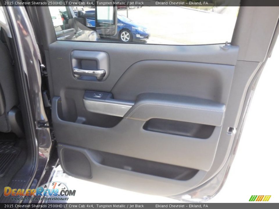 2015 Chevrolet Silverado 2500HD LT Crew Cab 4x4 Tungsten Metallic / Jet Black Photo #24