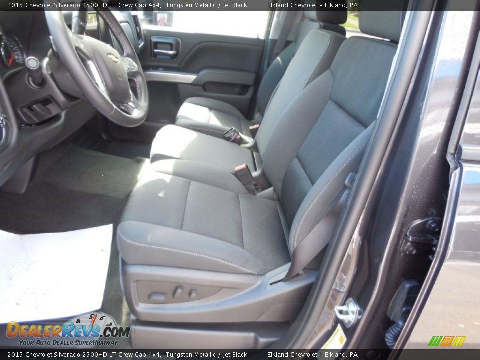 2015 Chevrolet Silverado 2500HD LT Crew Cab 4x4 Tungsten Metallic / Jet Black Photo #32