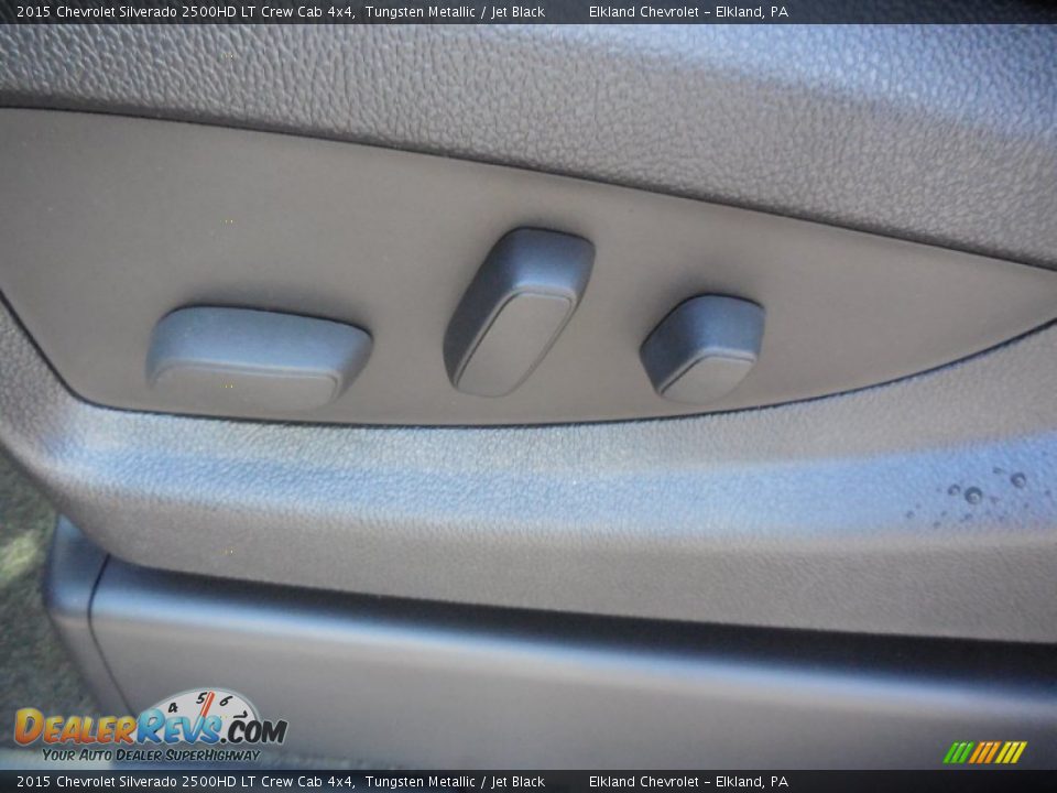 2015 Chevrolet Silverado 2500HD LT Crew Cab 4x4 Tungsten Metallic / Jet Black Photo #33