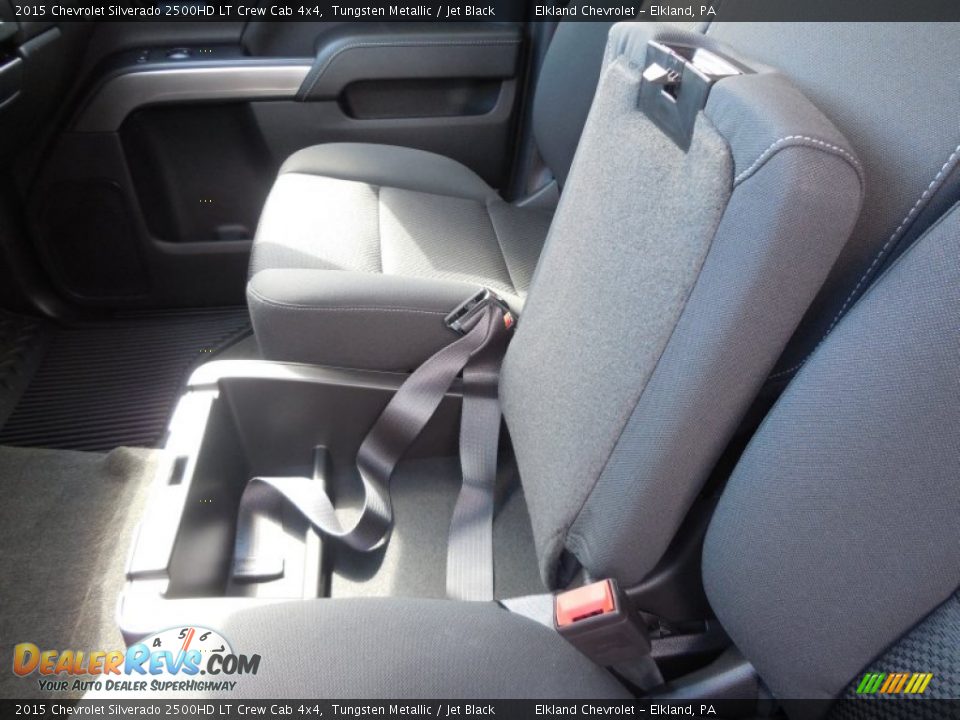2015 Chevrolet Silverado 2500HD LT Crew Cab 4x4 Tungsten Metallic / Jet Black Photo #34