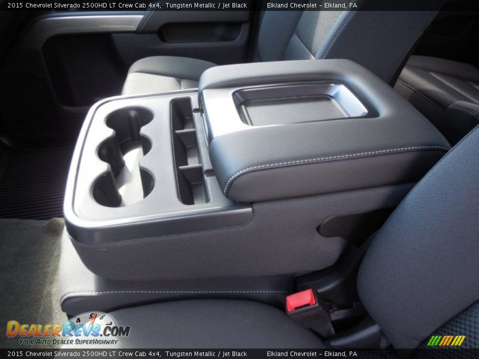 2015 Chevrolet Silverado 2500HD LT Crew Cab 4x4 Tungsten Metallic / Jet Black Photo #35