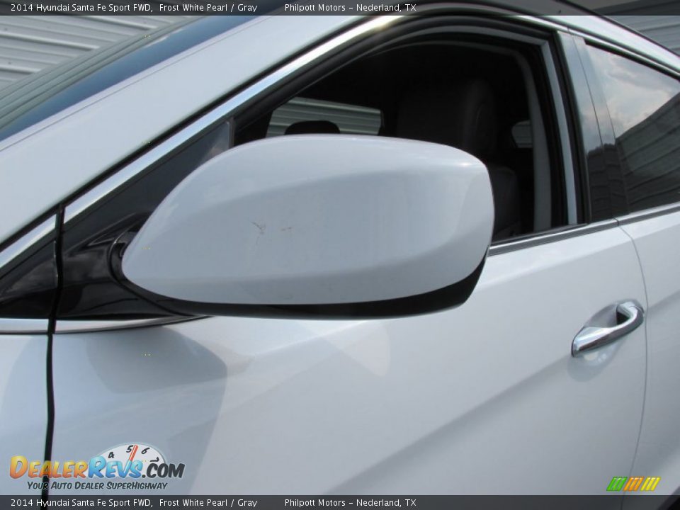 2014 Hyundai Santa Fe Sport FWD Frost White Pearl / Gray Photo #12