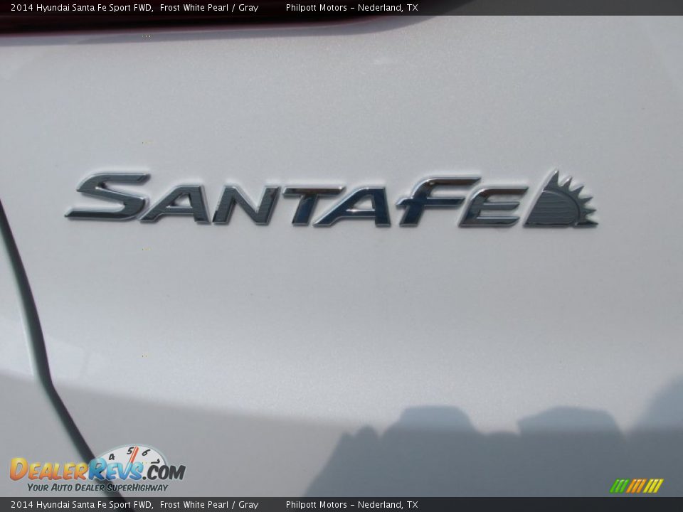 2014 Hyundai Santa Fe Sport FWD Frost White Pearl / Gray Photo #13