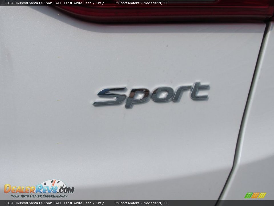 2014 Hyundai Santa Fe Sport FWD Frost White Pearl / Gray Photo #14