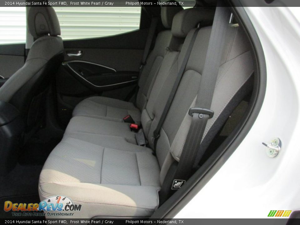 2014 Hyundai Santa Fe Sport FWD Frost White Pearl / Gray Photo #19