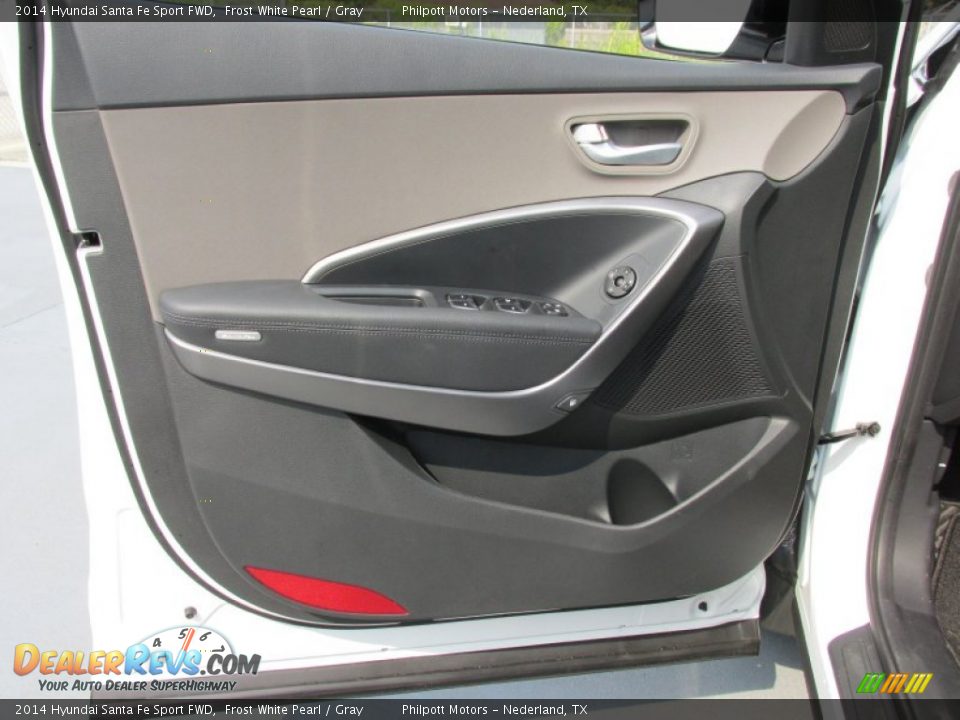 2014 Hyundai Santa Fe Sport FWD Frost White Pearl / Gray Photo #20