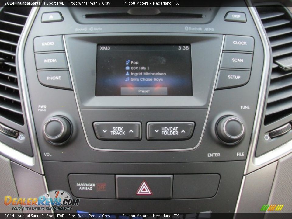 2014 Hyundai Santa Fe Sport FWD Frost White Pearl / Gray Photo #26