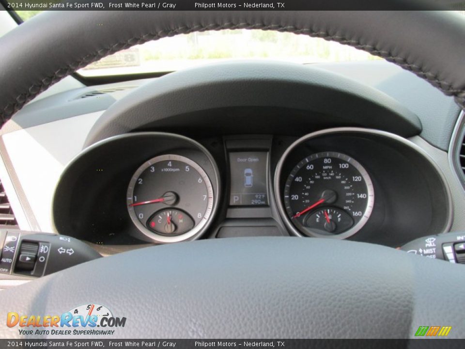 2014 Hyundai Santa Fe Sport FWD Frost White Pearl / Gray Photo #31