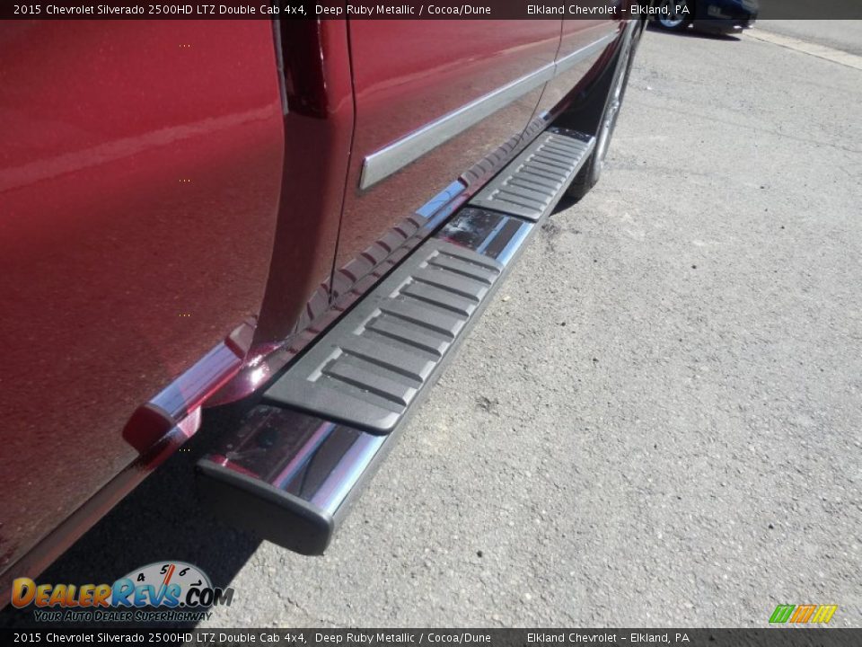 2015 Chevrolet Silverado 2500HD LTZ Double Cab 4x4 Deep Ruby Metallic / Cocoa/Dune Photo #14