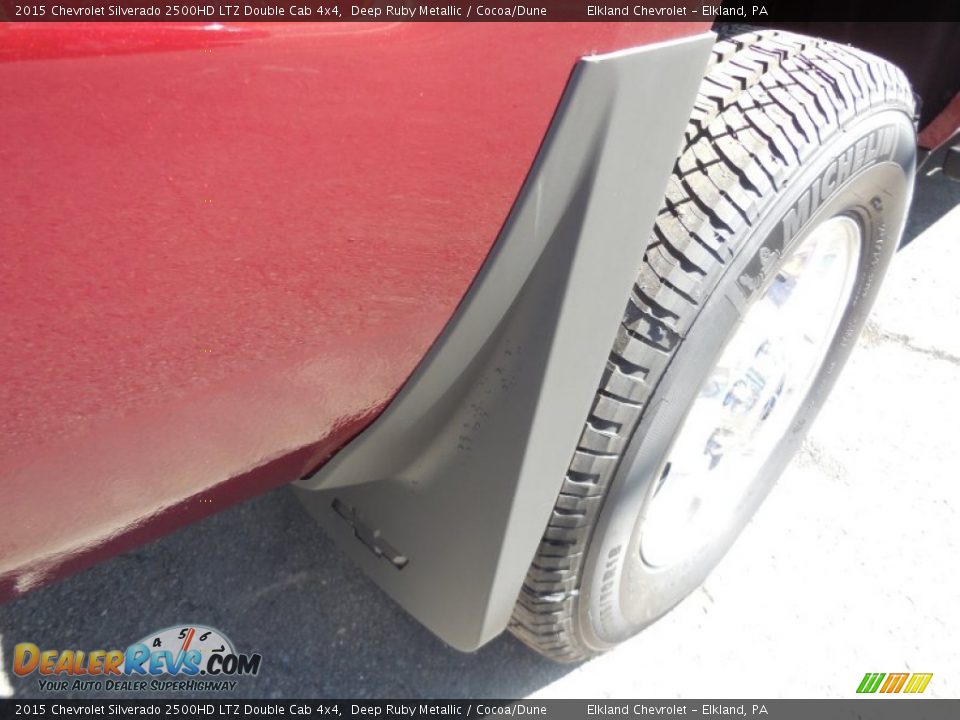 2015 Chevrolet Silverado 2500HD LTZ Double Cab 4x4 Deep Ruby Metallic / Cocoa/Dune Photo #15