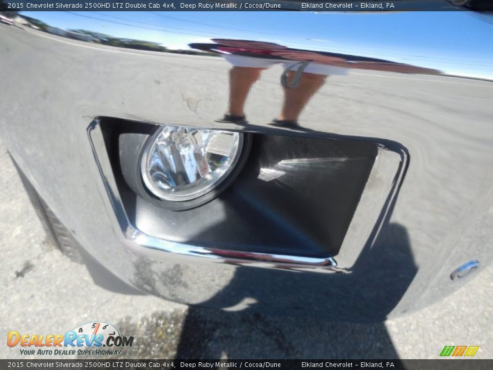 2015 Chevrolet Silverado 2500HD LTZ Double Cab 4x4 Deep Ruby Metallic / Cocoa/Dune Photo #20