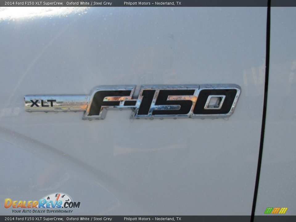 2014 Ford F150 XLT SuperCrew Oxford White / Steel Grey Photo #14