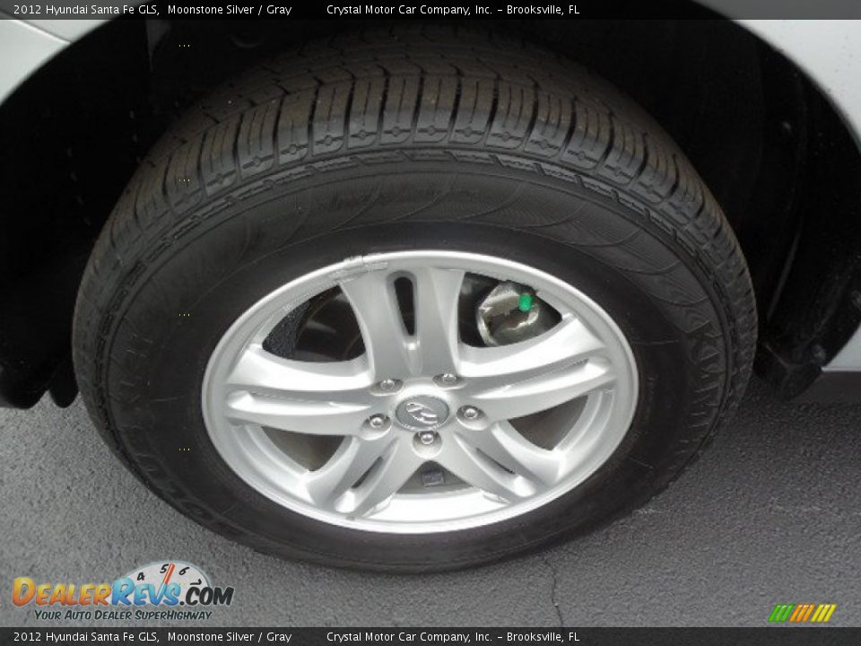 2012 Hyundai Santa Fe GLS Moonstone Silver / Gray Photo #15