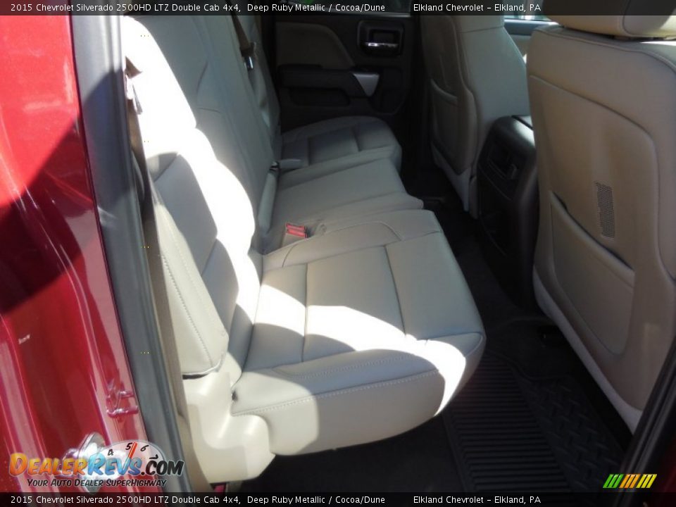 2015 Chevrolet Silverado 2500HD LTZ Double Cab 4x4 Deep Ruby Metallic / Cocoa/Dune Photo #29