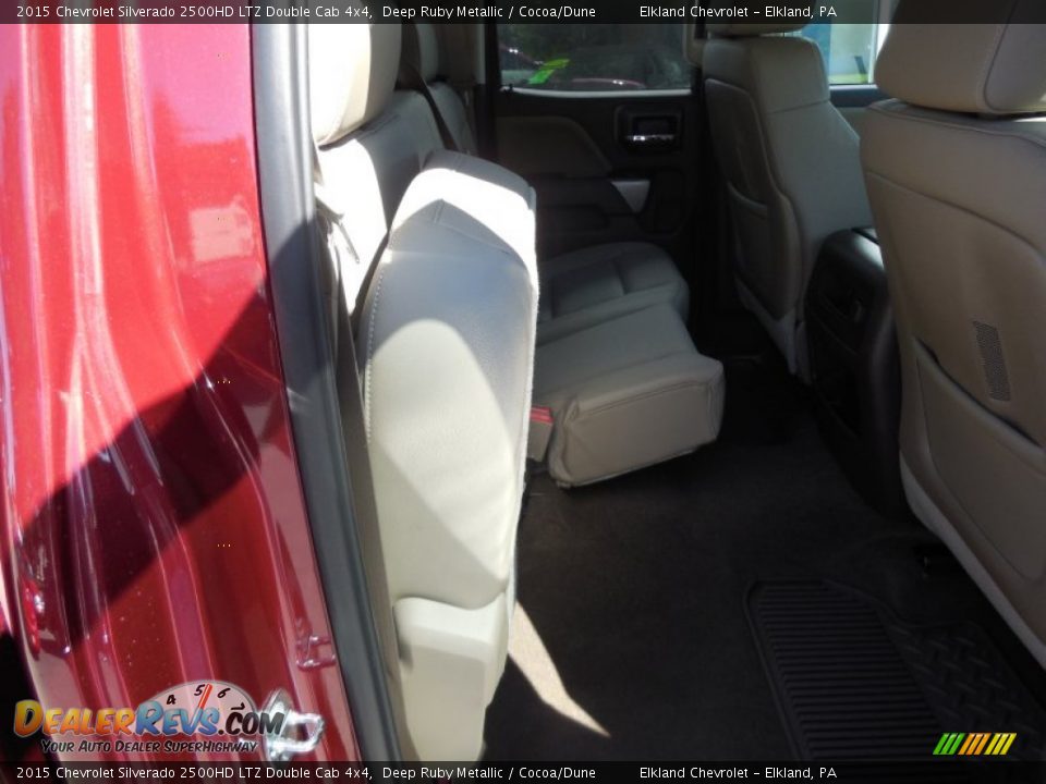2015 Chevrolet Silverado 2500HD LTZ Double Cab 4x4 Deep Ruby Metallic / Cocoa/Dune Photo #30