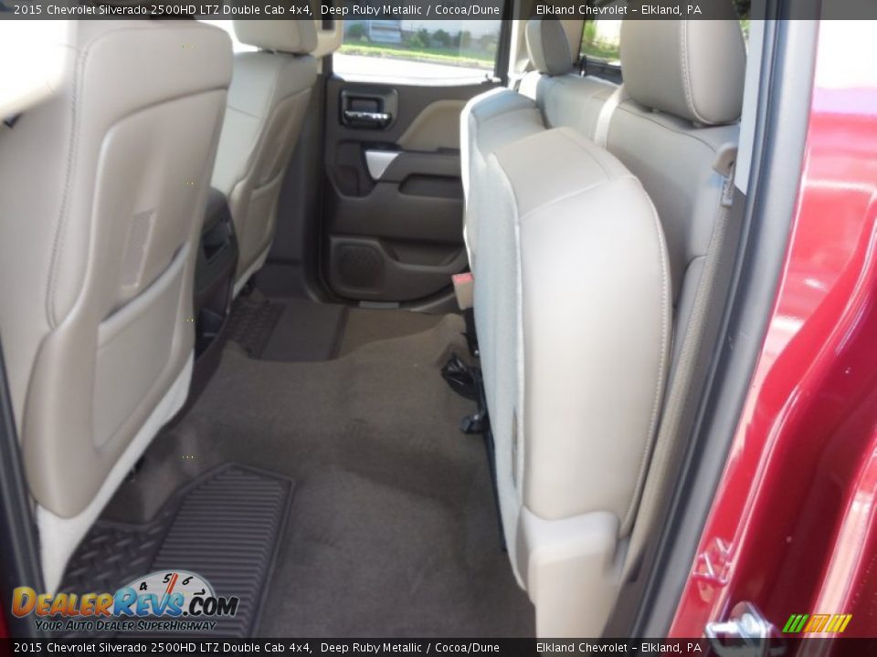 2015 Chevrolet Silverado 2500HD LTZ Double Cab 4x4 Deep Ruby Metallic / Cocoa/Dune Photo #32