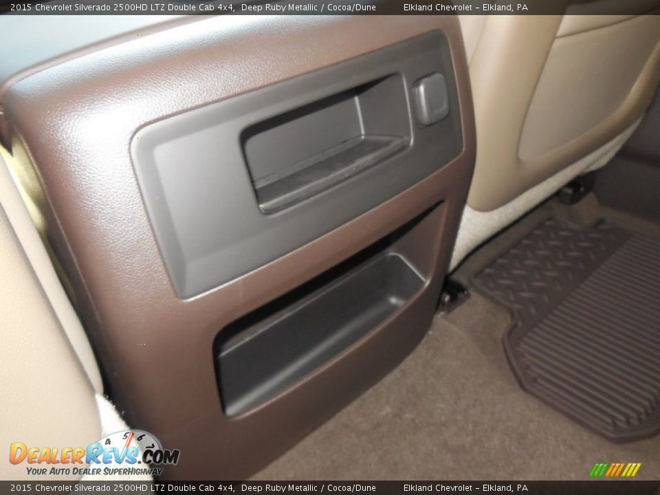 2015 Chevrolet Silverado 2500HD LTZ Double Cab 4x4 Deep Ruby Metallic / Cocoa/Dune Photo #33