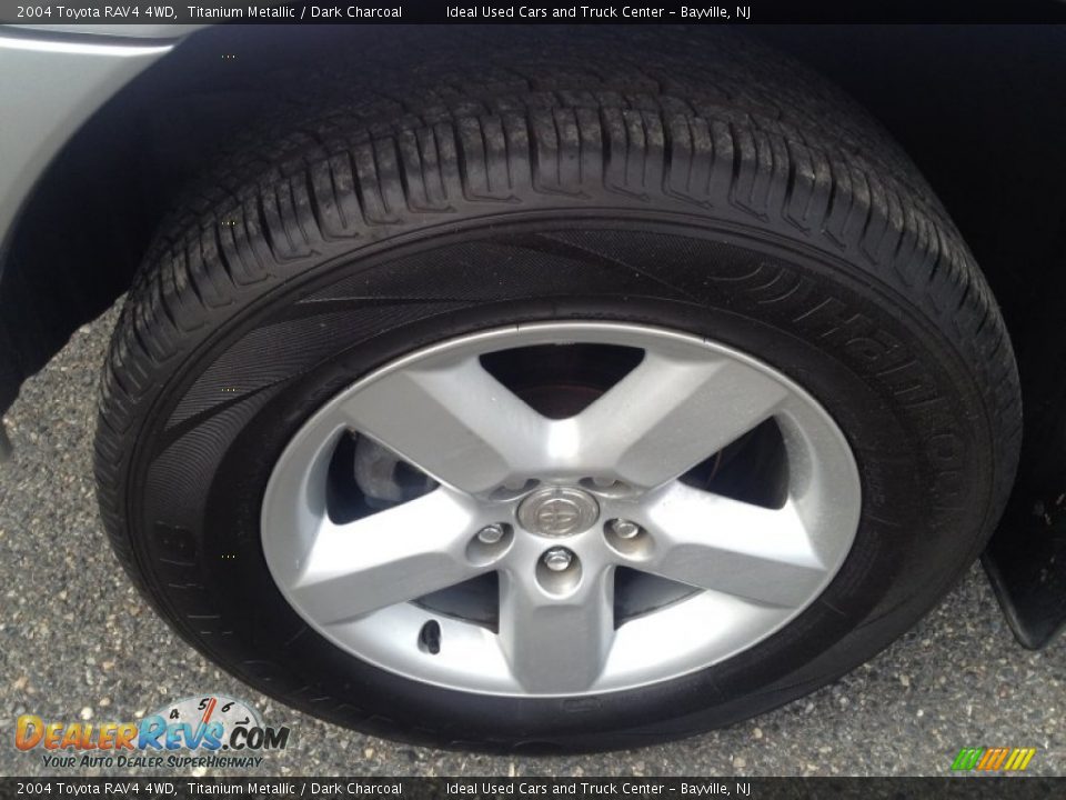 2004 Toyota RAV4 4WD Titanium Metallic / Dark Charcoal Photo #3