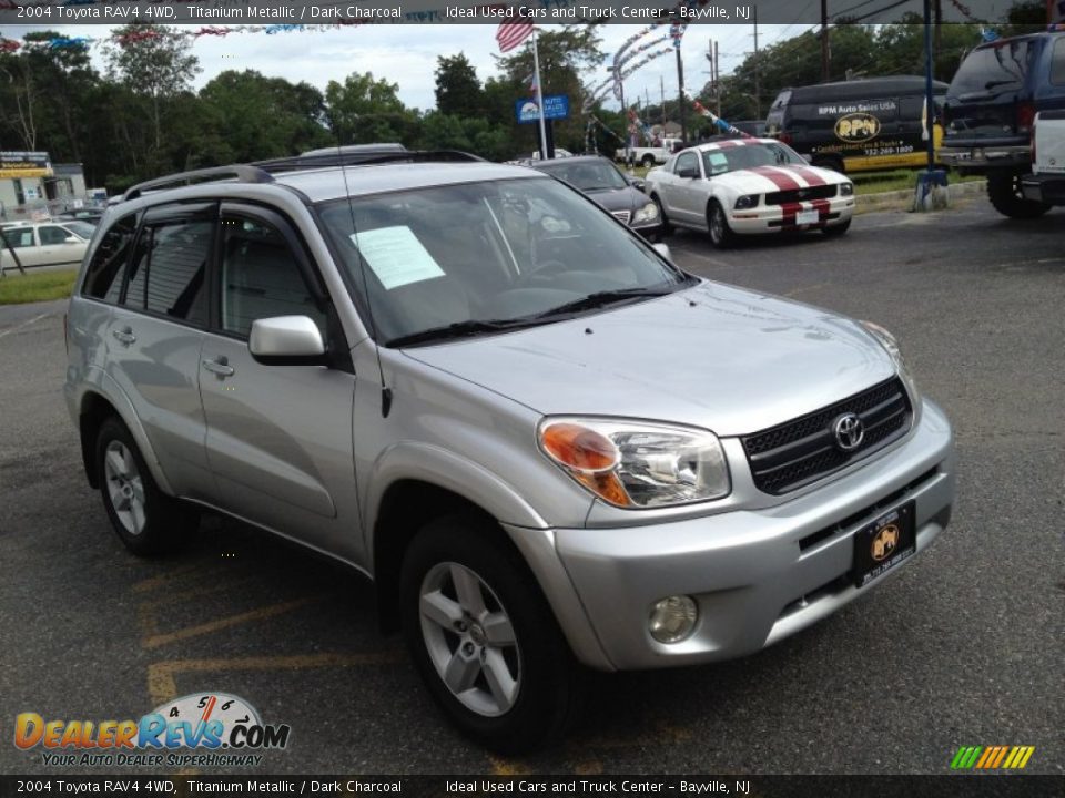 2004 Toyota RAV4 4WD Titanium Metallic / Dark Charcoal Photo #5