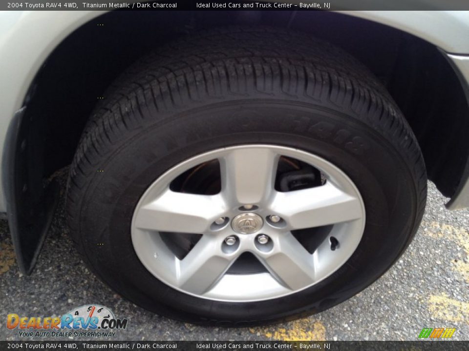 2004 Toyota RAV4 4WD Titanium Metallic / Dark Charcoal Photo #6
