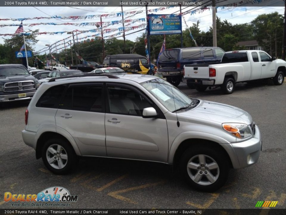2004 Toyota RAV4 4WD Titanium Metallic / Dark Charcoal Photo #8