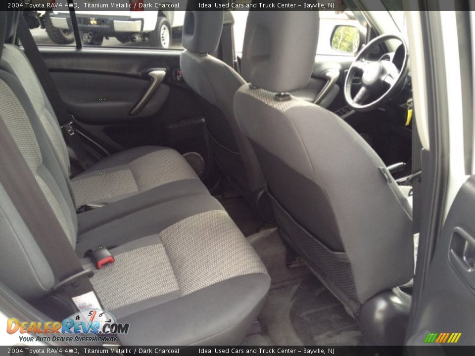2004 Toyota RAV4 4WD Titanium Metallic / Dark Charcoal Photo #13