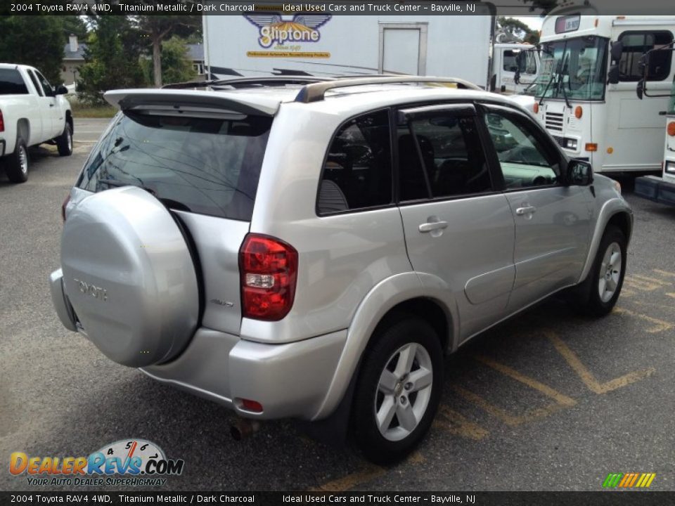 2004 Toyota RAV4 4WD Titanium Metallic / Dark Charcoal Photo #14