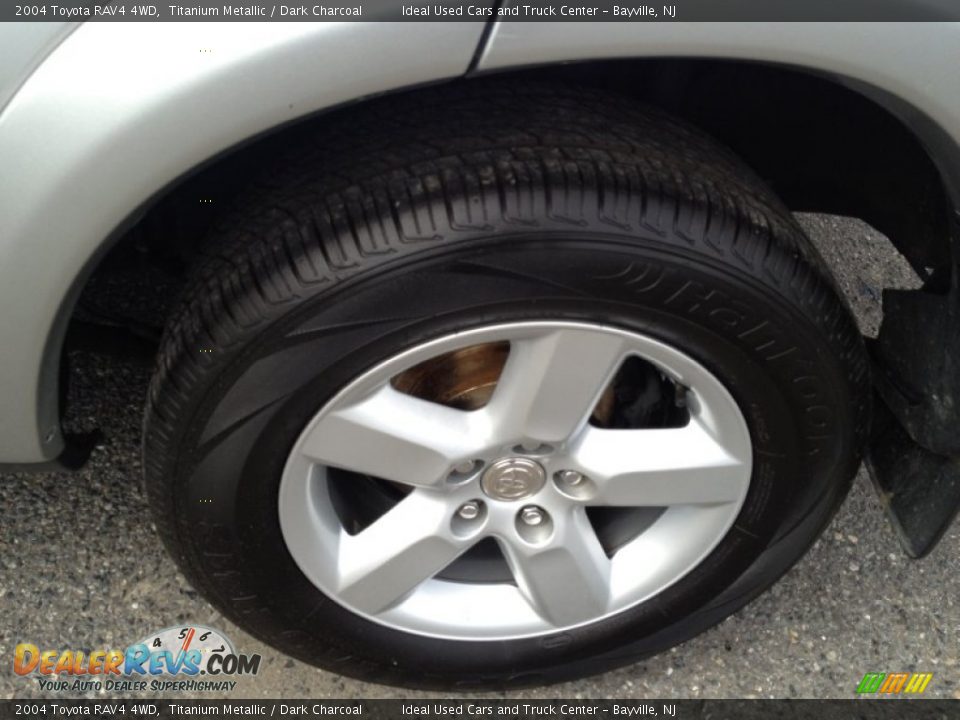2004 Toyota RAV4 4WD Titanium Metallic / Dark Charcoal Photo #19