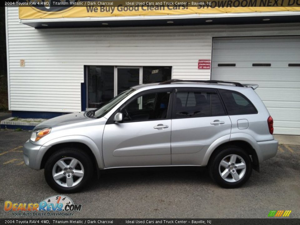 2004 Toyota RAV4 4WD Titanium Metallic / Dark Charcoal Photo #20