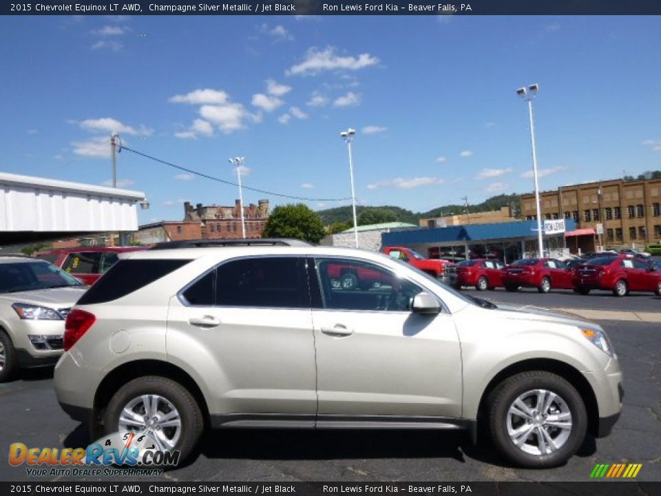 2015 Chevrolet Equinox LT AWD Champagne Silver Metallic / Jet Black Photo #1