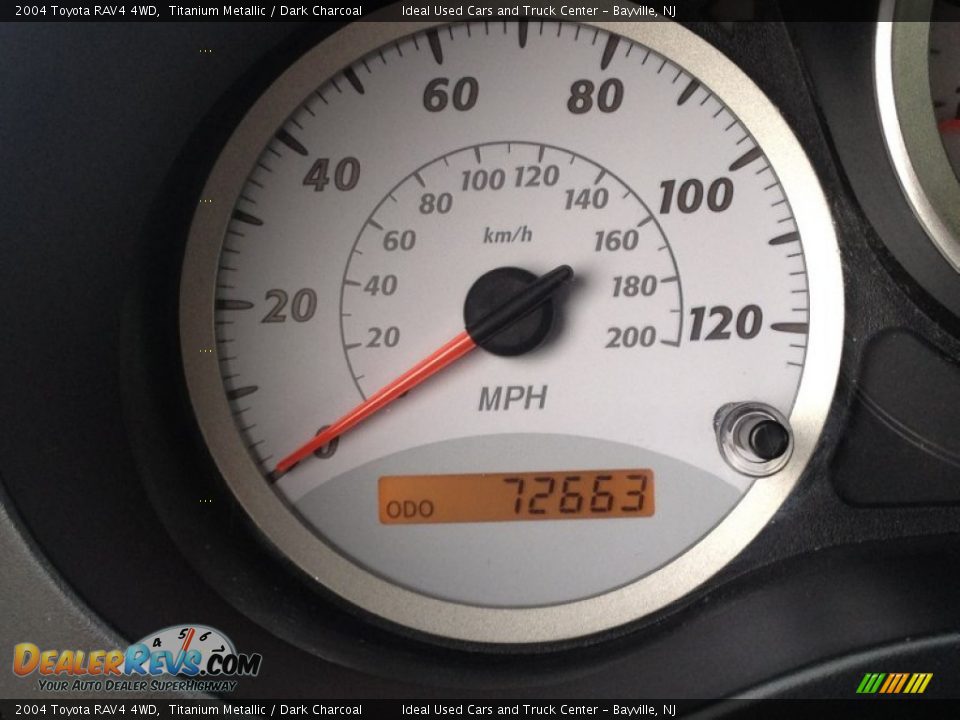 2004 Toyota RAV4 4WD Titanium Metallic / Dark Charcoal Photo #31