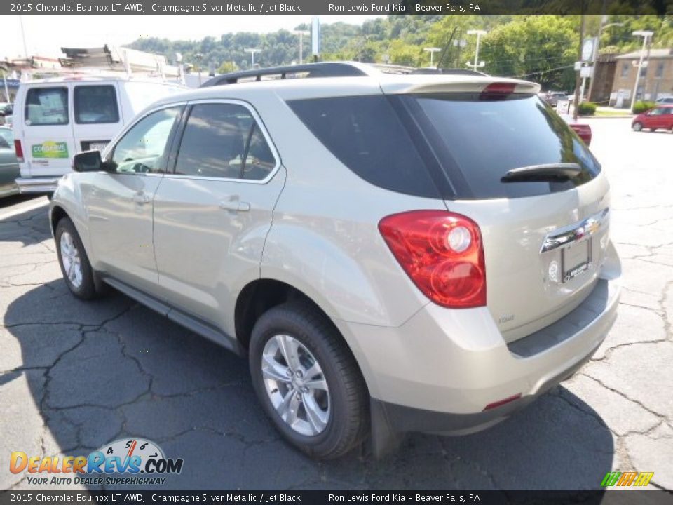 2015 Chevrolet Equinox LT AWD Champagne Silver Metallic / Jet Black Photo #6