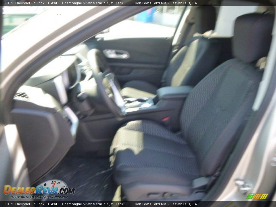 2015 Chevrolet Equinox LT AWD Champagne Silver Metallic / Jet Black Photo #10