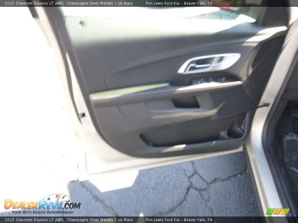 2015 Chevrolet Equinox LT AWD Champagne Silver Metallic / Jet Black Photo #11