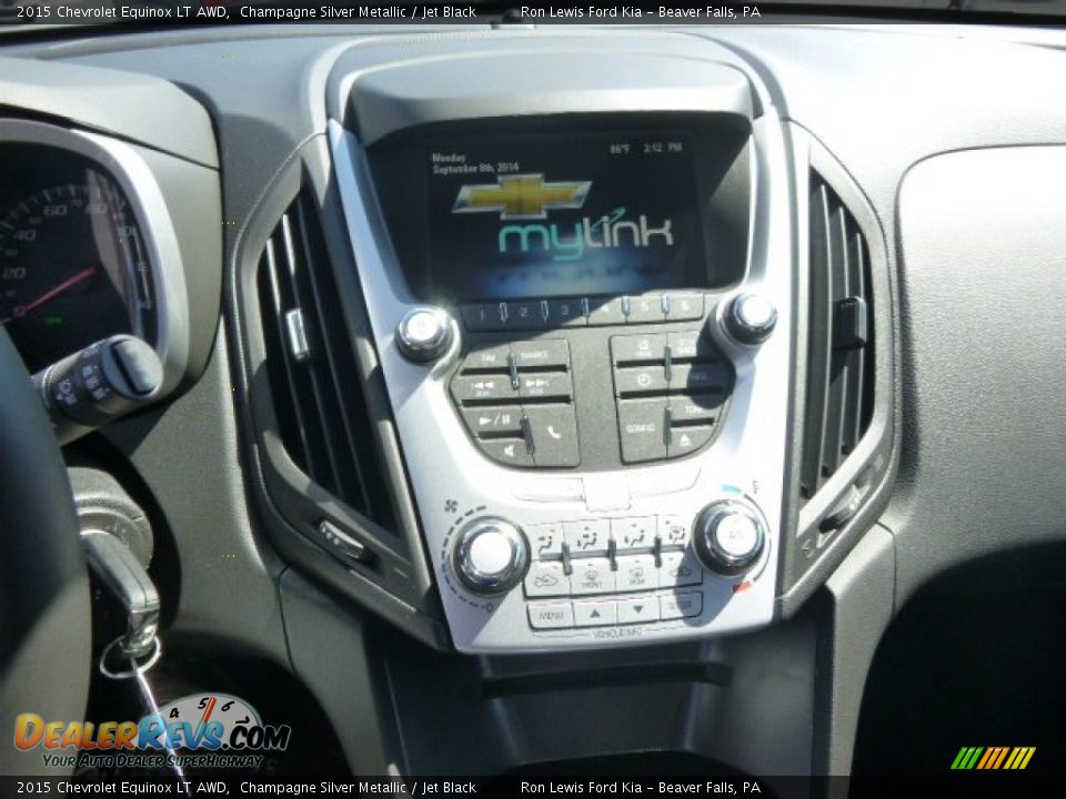 2015 Chevrolet Equinox LT AWD Champagne Silver Metallic / Jet Black Photo #15