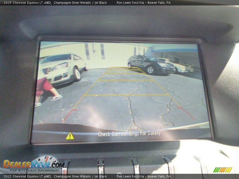 2015 Chevrolet Equinox LT AWD Champagne Silver Metallic / Jet Black Photo #16