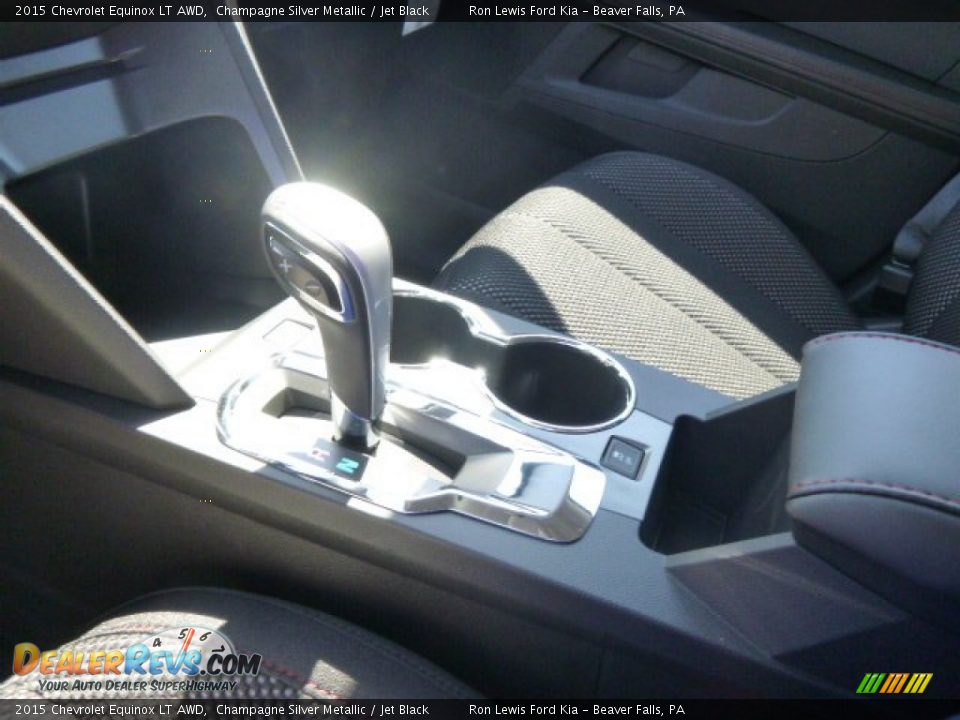 2015 Chevrolet Equinox LT AWD Champagne Silver Metallic / Jet Black Photo #17