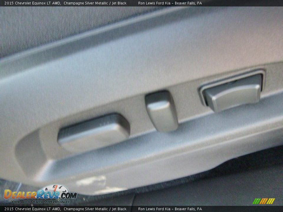 2015 Chevrolet Equinox LT AWD Champagne Silver Metallic / Jet Black Photo #19