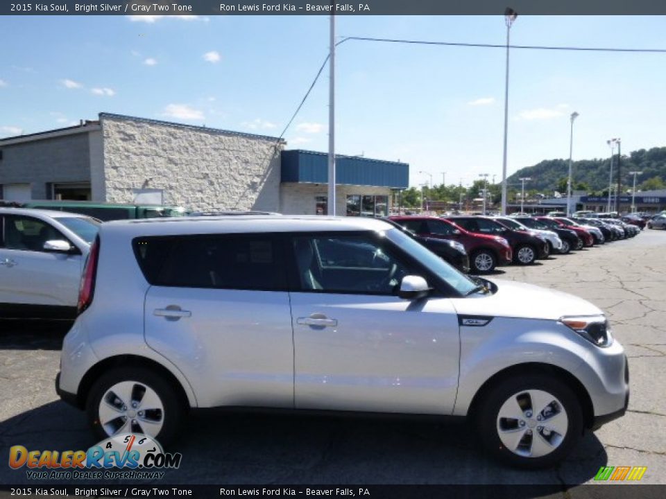 2015 Kia Soul Bright Silver / Gray Two Tone Photo #1