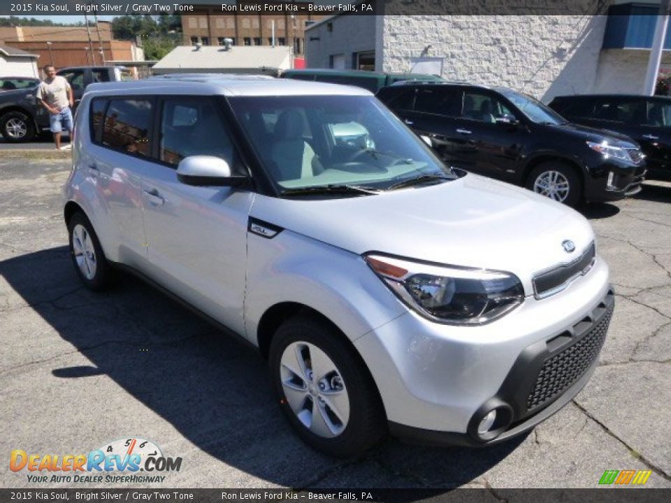 2015 Kia Soul Bright Silver / Gray Two Tone Photo #2