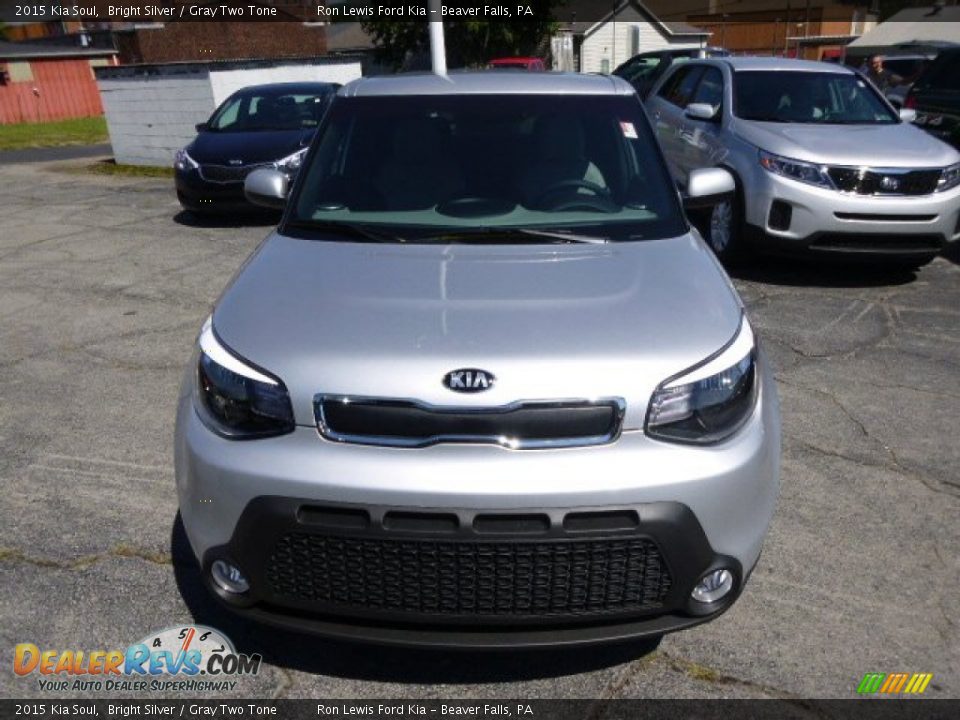 2015 Kia Soul Bright Silver / Gray Two Tone Photo #3