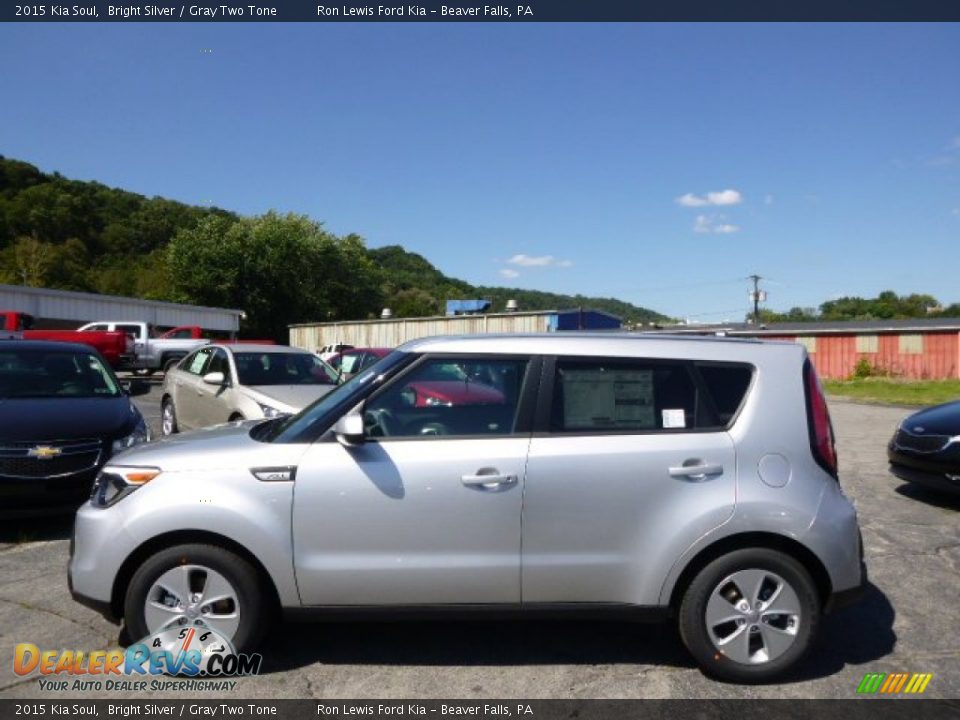 2015 Kia Soul Bright Silver / Gray Two Tone Photo #5