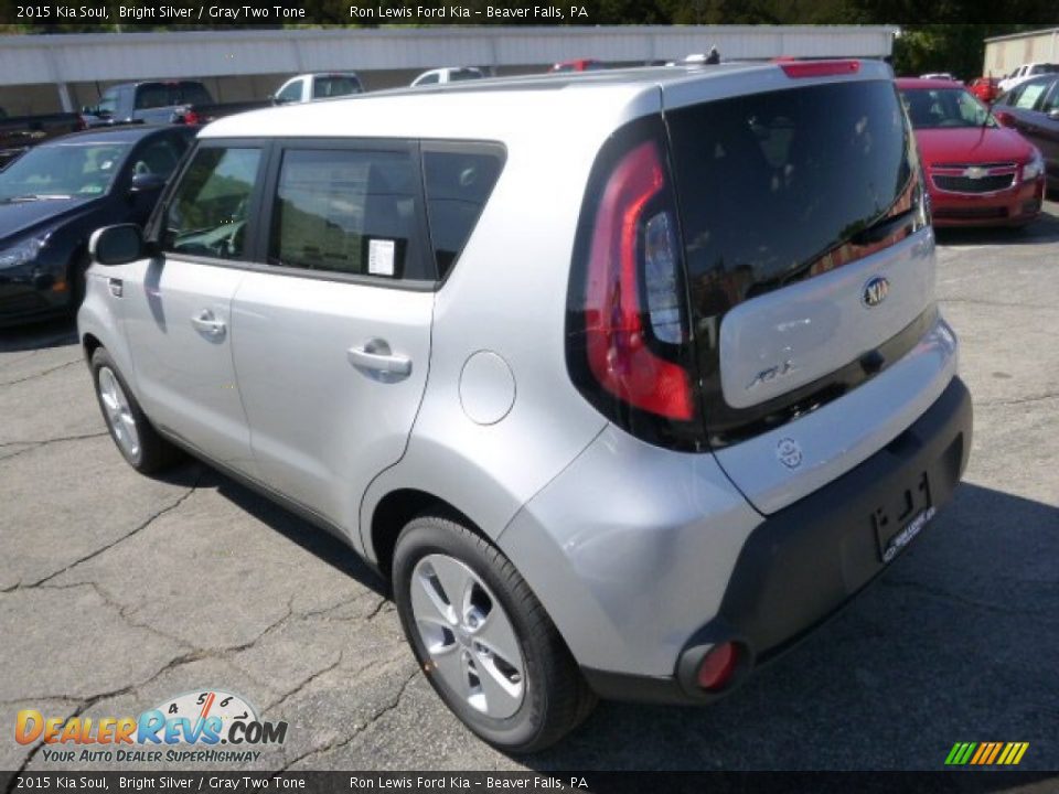 2015 Kia Soul Bright Silver / Gray Two Tone Photo #6