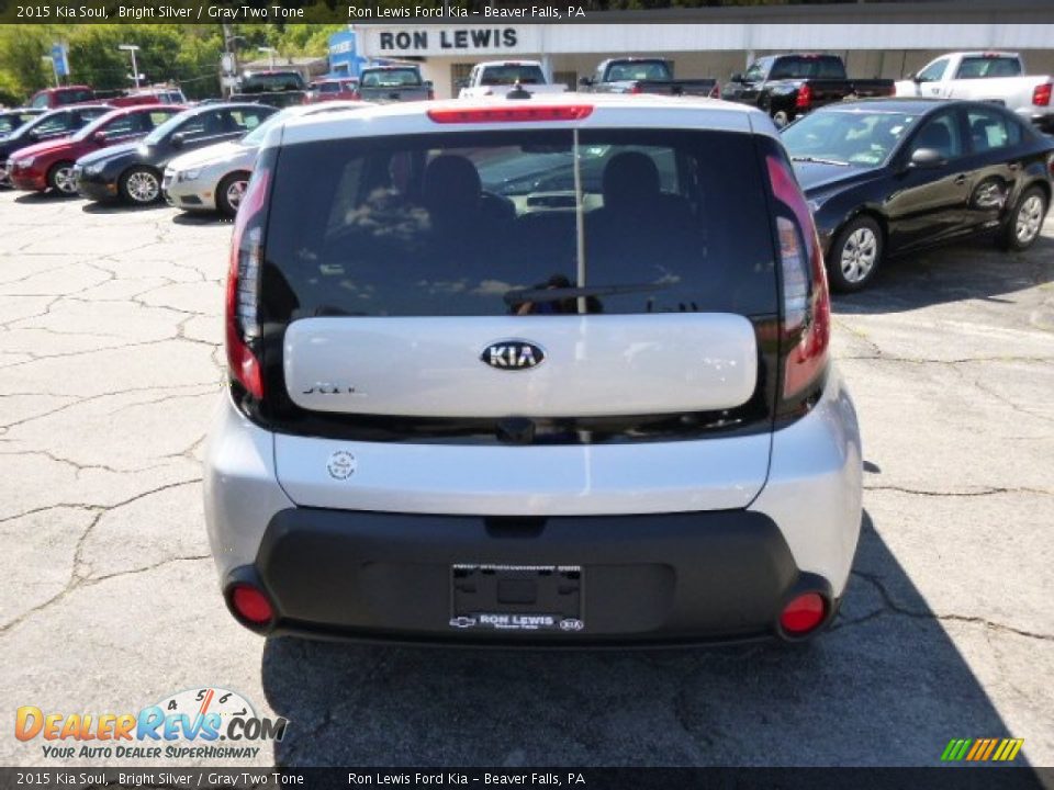 2015 Kia Soul Bright Silver / Gray Two Tone Photo #7