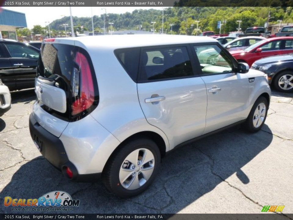2015 Kia Soul Bright Silver / Gray Two Tone Photo #8