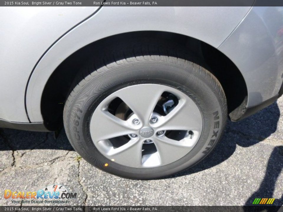 2015 Kia Soul Bright Silver / Gray Two Tone Photo #9