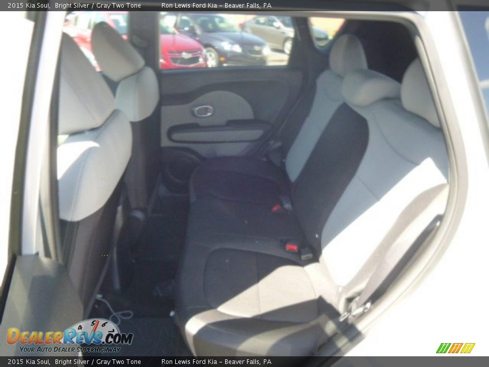 2015 Kia Soul Bright Silver / Gray Two Tone Photo #12
