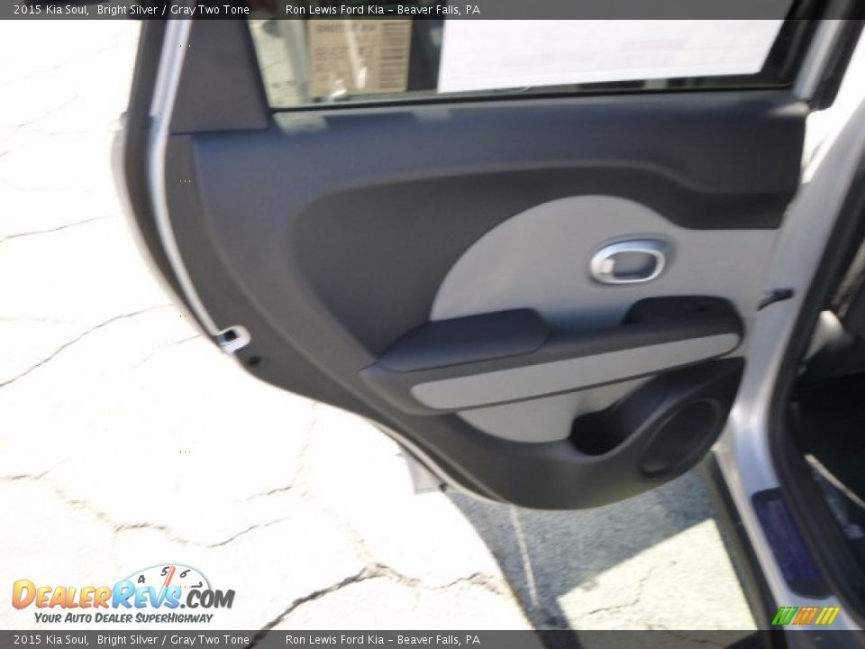 2015 Kia Soul Bright Silver / Gray Two Tone Photo #13
