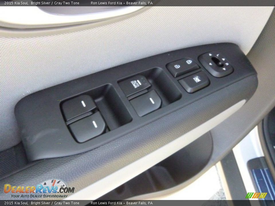 2015 Kia Soul Bright Silver / Gray Two Tone Photo #15