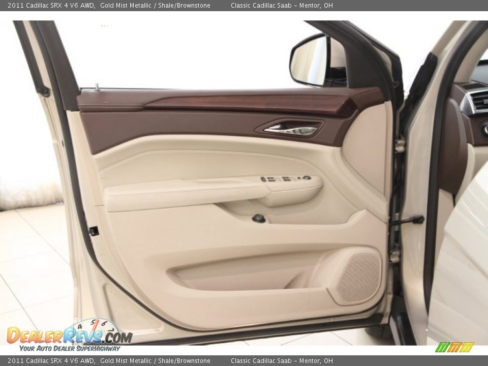 2011 Cadillac SRX 4 V6 AWD Gold Mist Metallic / Shale/Brownstone Photo #4